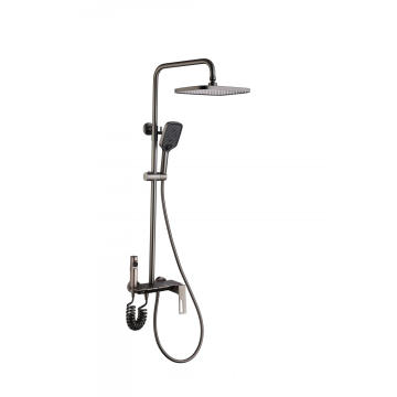 Piano model Brass Bathroom Rainfall Shower Faucet Mixer